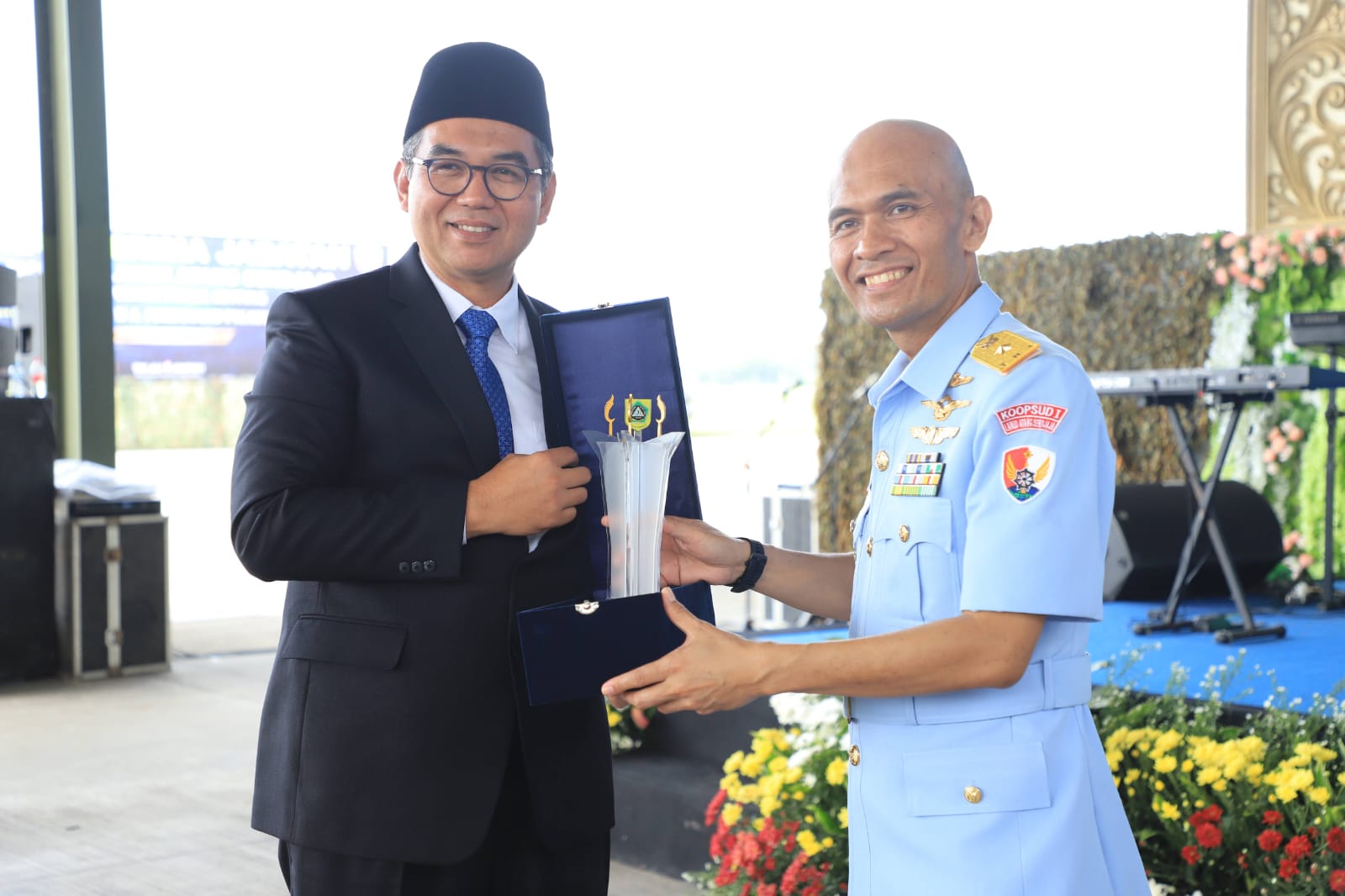 Sekda Kabupaten Hadiri Sertijab Danlanud ATS