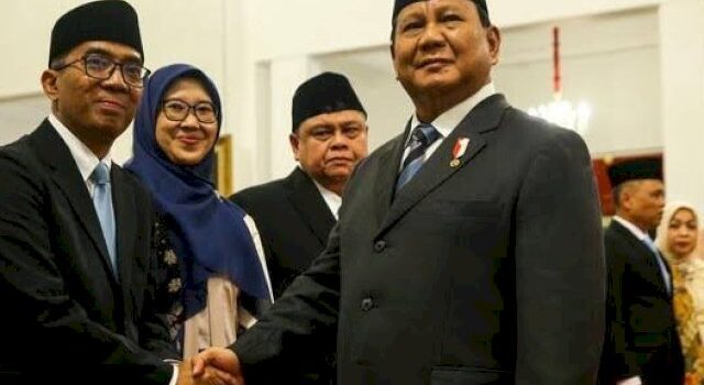 Presiden Prabowo Lantik Enam Pejabat Negara di Jakarta