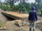 Jembatan Bailey di Jalan Citeurup- Sukamakmur Segera Rampung, Warga Bisa Gunakan Hari Senin