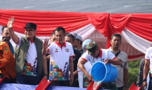 Ketua DPRD Kabupaten Bogor Apresiasi Penebaran 5.403 Benih Ikan di Situ Plaza Cibinong