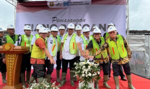 Tiang Pemancang Sudah Dipasang, Pembangunan Pasar Rakyat Leuwiliang Siap Dimulai