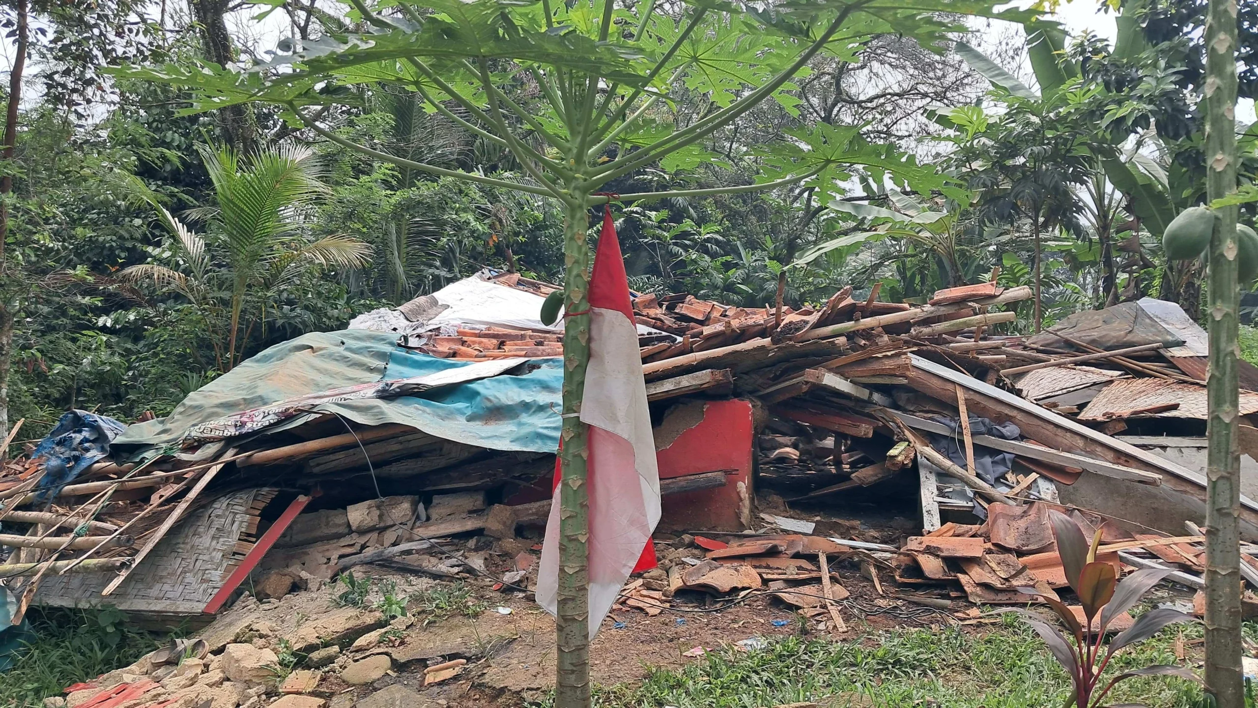 Subki Amin Dapatkan Bantuan Pembangunan Rumah dari Polres Bogor Setelah Hancur Akibat Cuaca Buruk