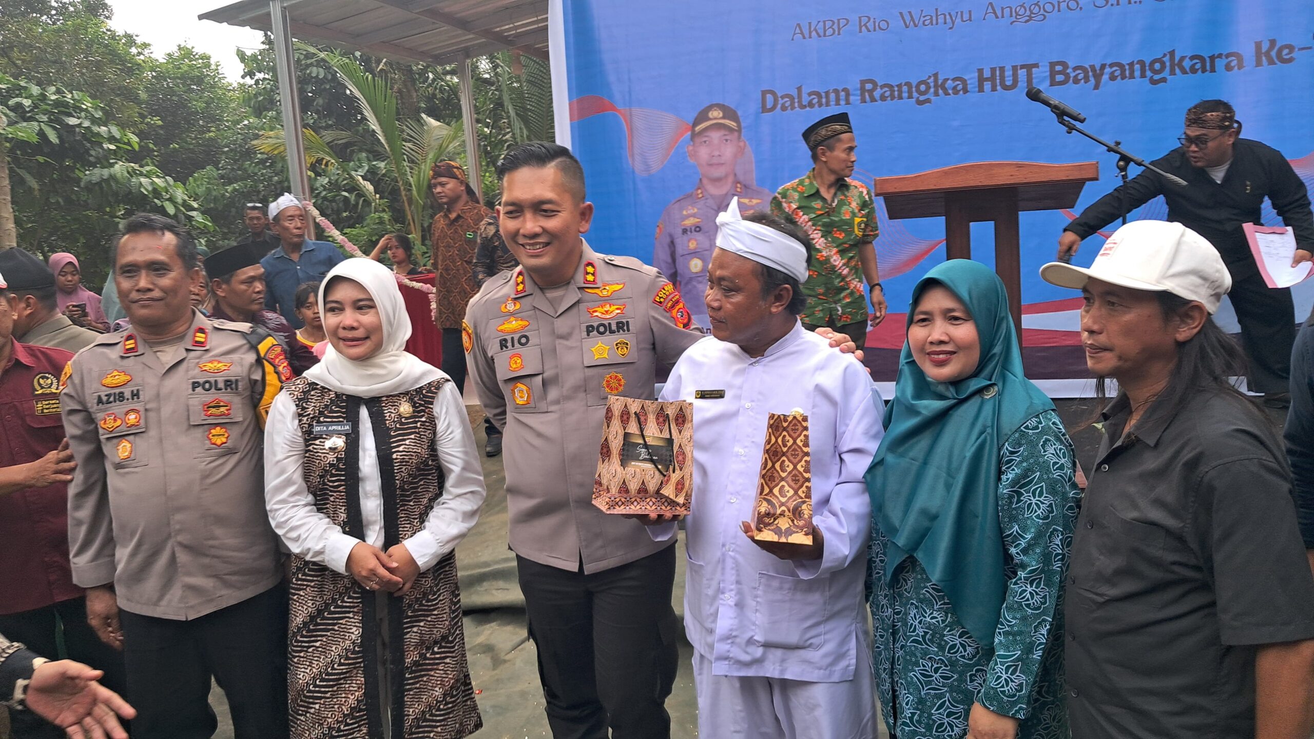 Kapolres Bogor Resmikan Rumah Warga Korban Bencana Angin di Rancabungur