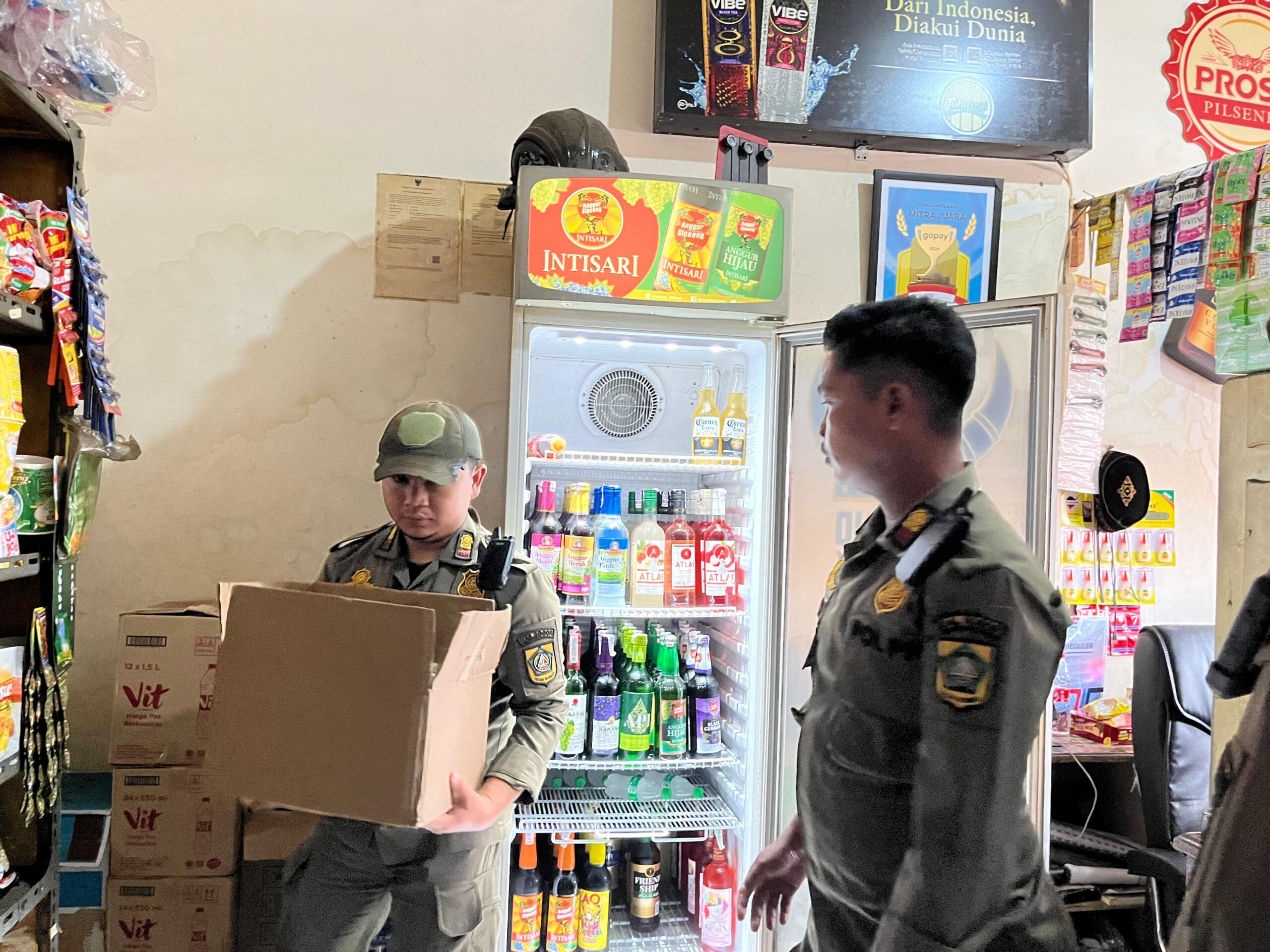 Satpol PP Kabupaten Bogor Amankan 804 Minuman Keras