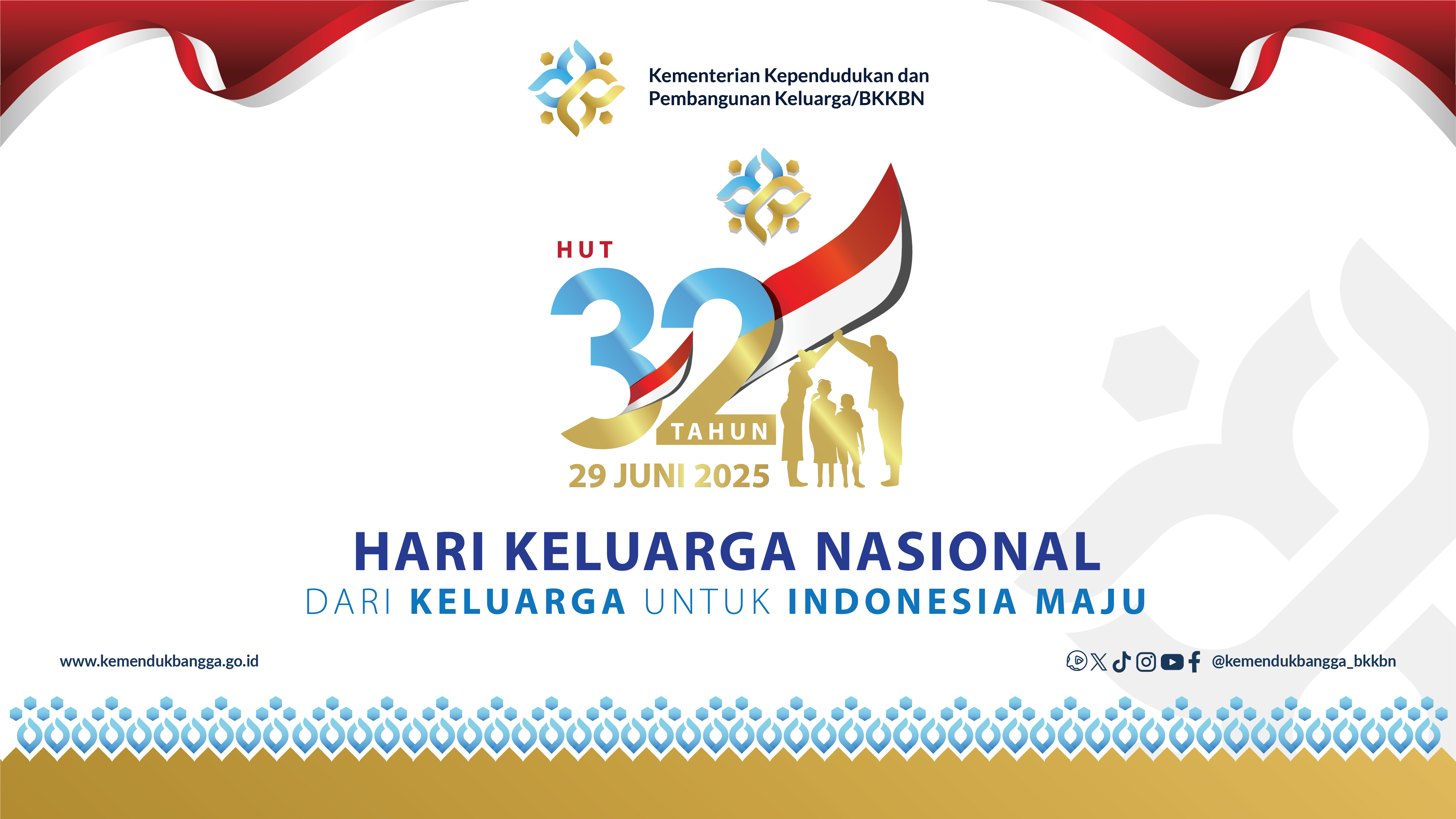 Peringati Harganas ke-32, Dedie A. Rachim Beri Sambutan dari BKKBN